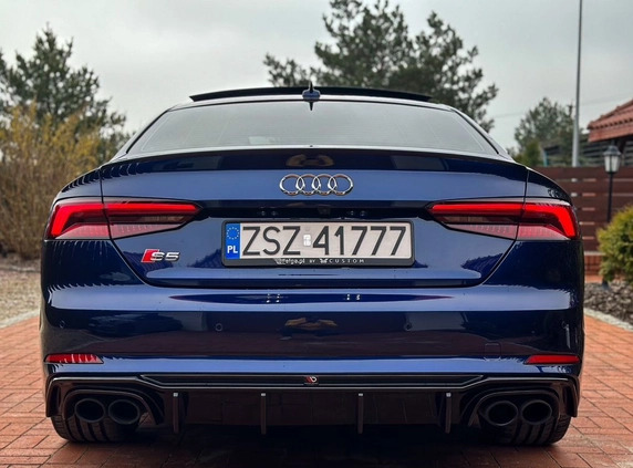 Audi S5 cena 179900 przebieg: 75000, rok produkcji 2017 z Szczecinek małe 436